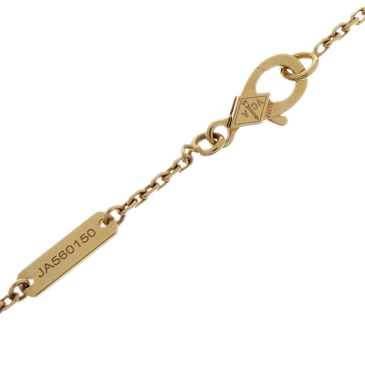 Van Cleef & Arpels Vintage Alhambra Pendant Necklace Gold Good condition - Model View