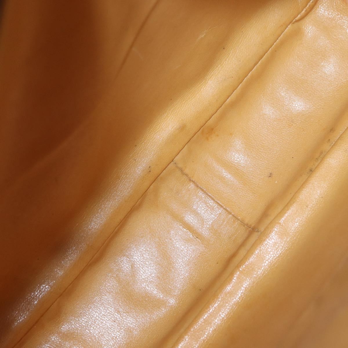 Celine Vintage Macadam Shoulder Bag Beige Canvas Good condition - Box View