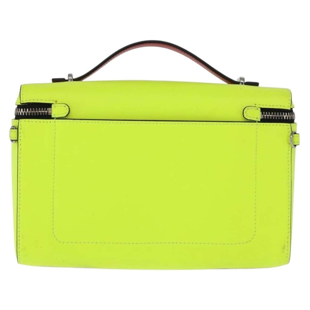 Christian Louboutin Kypipouch Crossbody Bag Yellow Leather Good condition - Back View