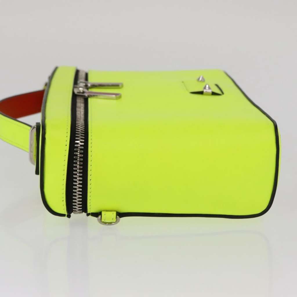 Christian Louboutin Kypipouch Crossbody Bag Yellow Leather Good condition - Model View