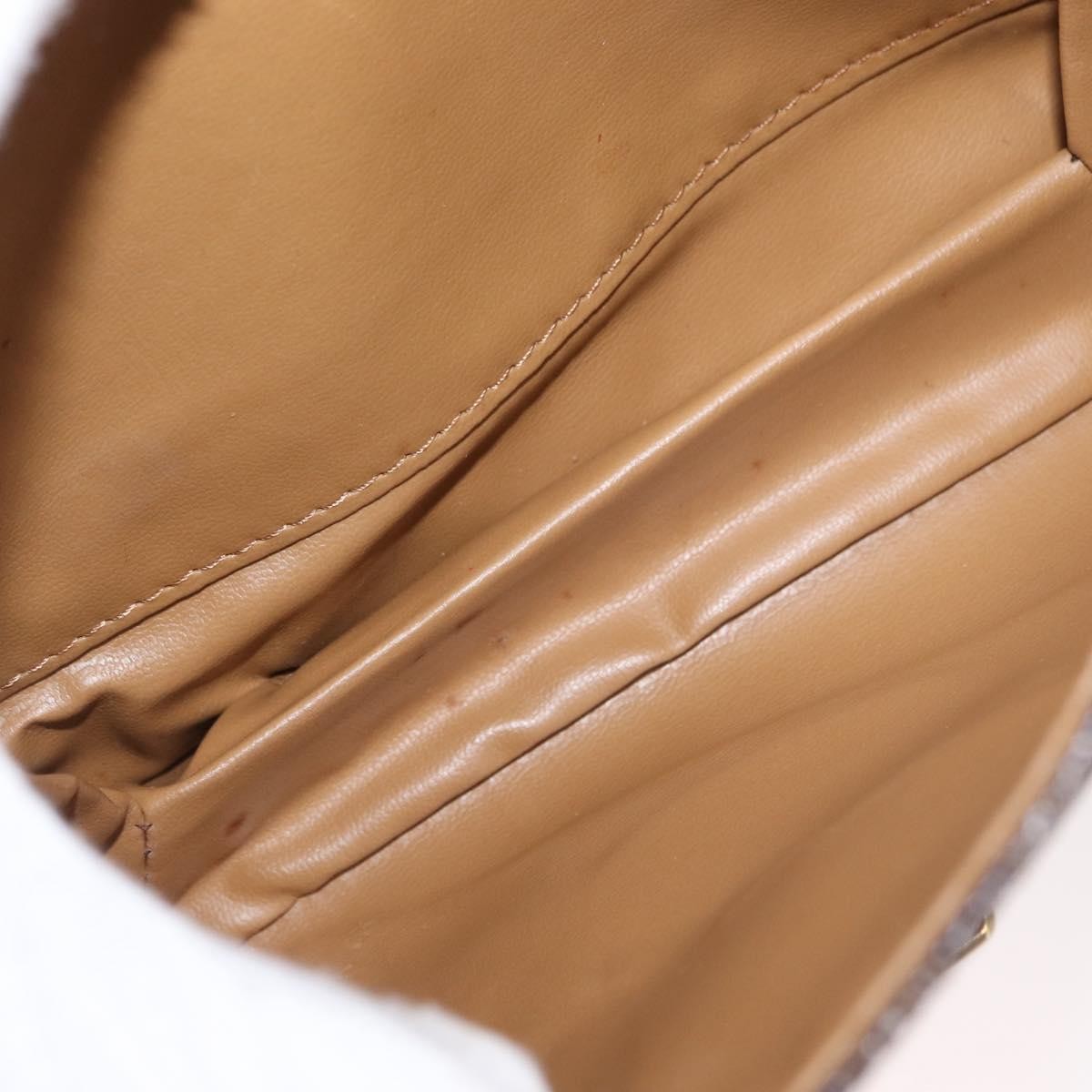 Celine Vintage Macadam Shoulder Bag Brown Canvas Good condition - Box View