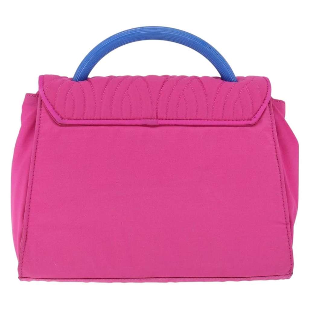 Fendi Top Handle Flap Bag Pink Good condition - Back View