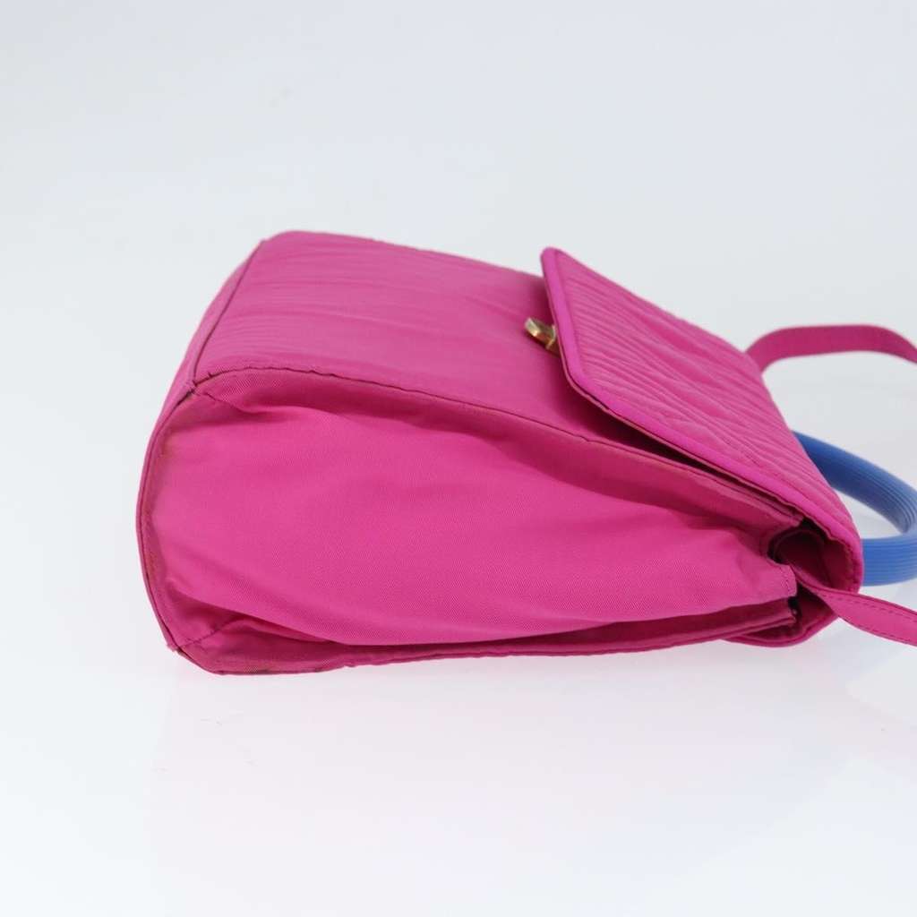 Fendi Top Handle Flap Bag Pink Good condition - Inside View