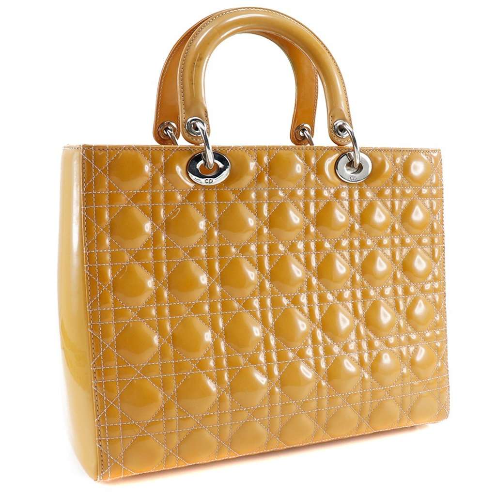 Christian Dior Lady Dior Bag Black Good condition - Back View