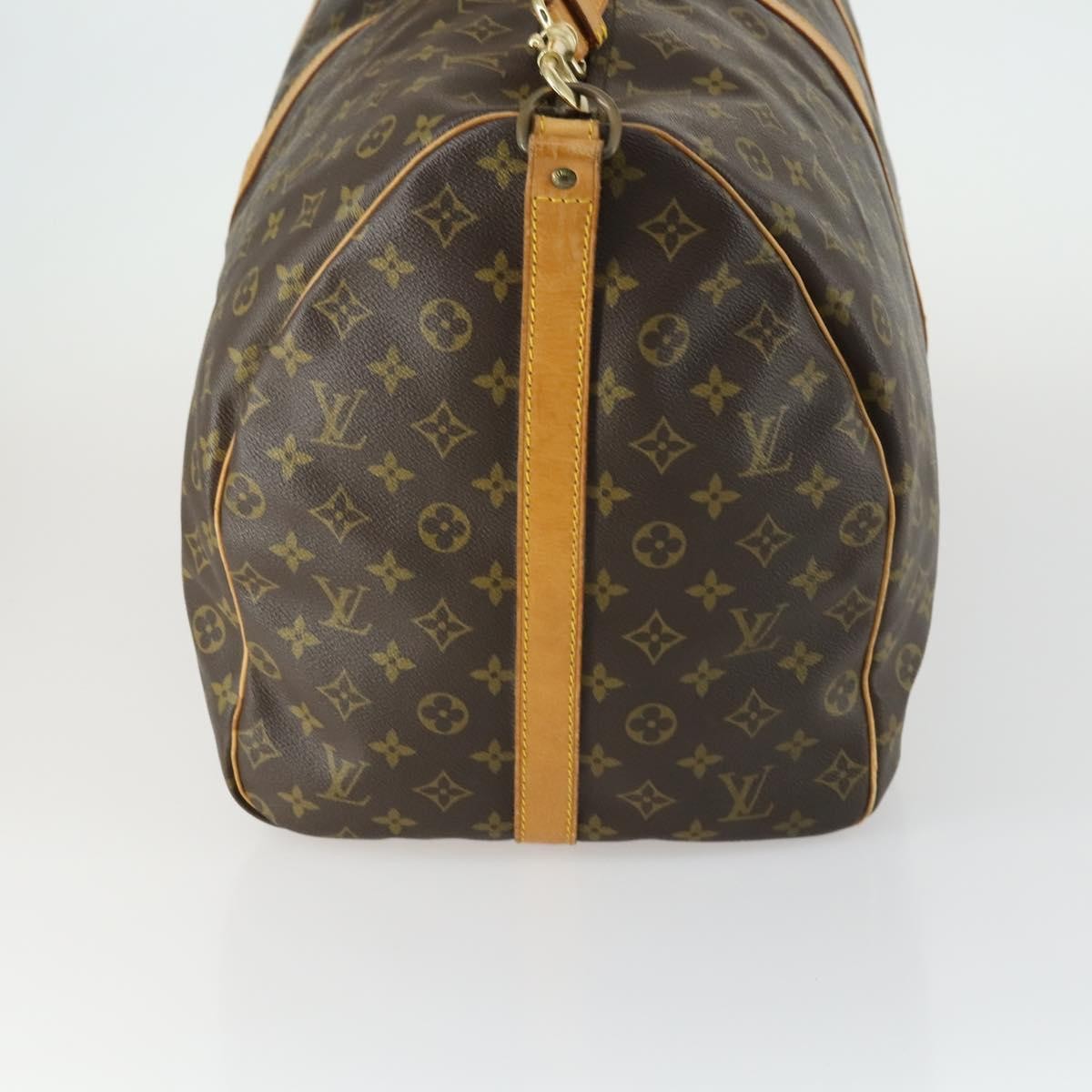 Louis Vuitton Keepall Bandouliere Bag Brown Canvas Fair condition - Inside View