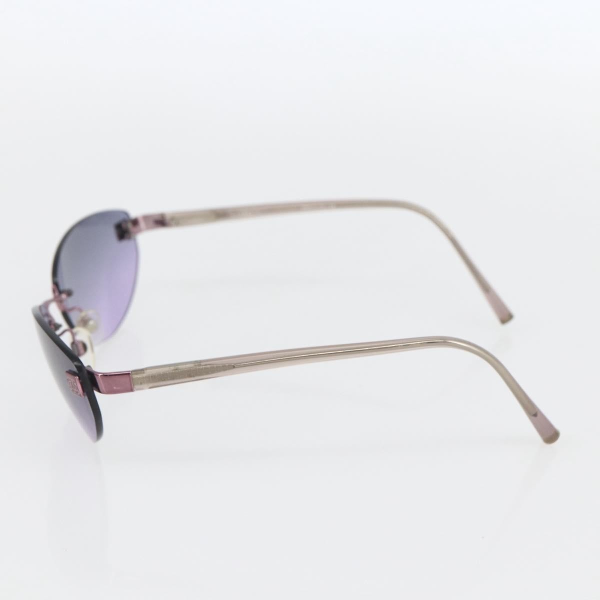 Chanel Logo CC Sunglasses Purple Metal Very good condition - Model View