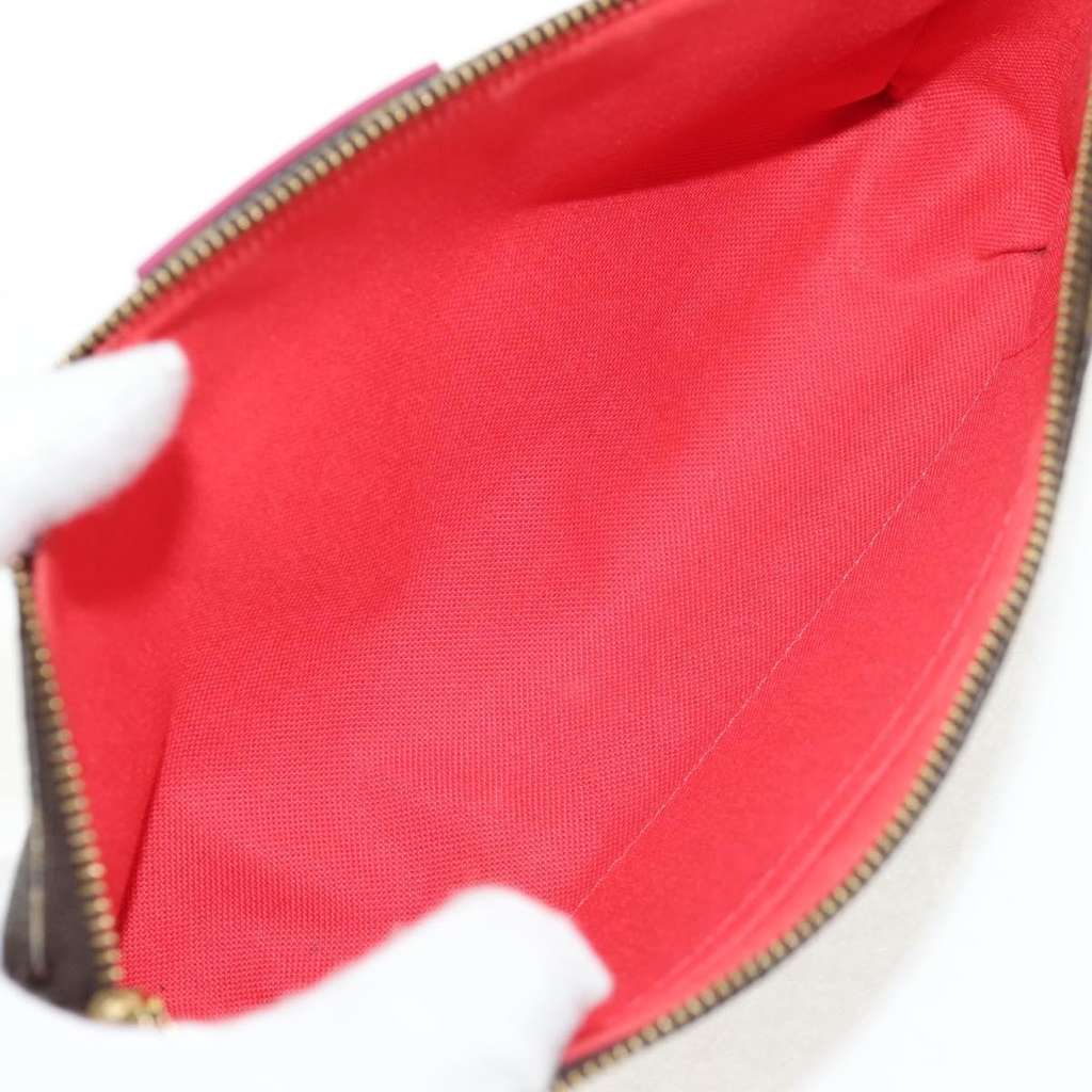 Louis Vuitton Pochette Accessoires NM Brown Canvas Good condition - Box View