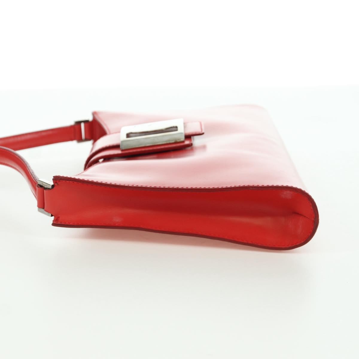 Salvatore Ferragamo Vintage Shoulder Bag Red Leather Good condition - Inside View