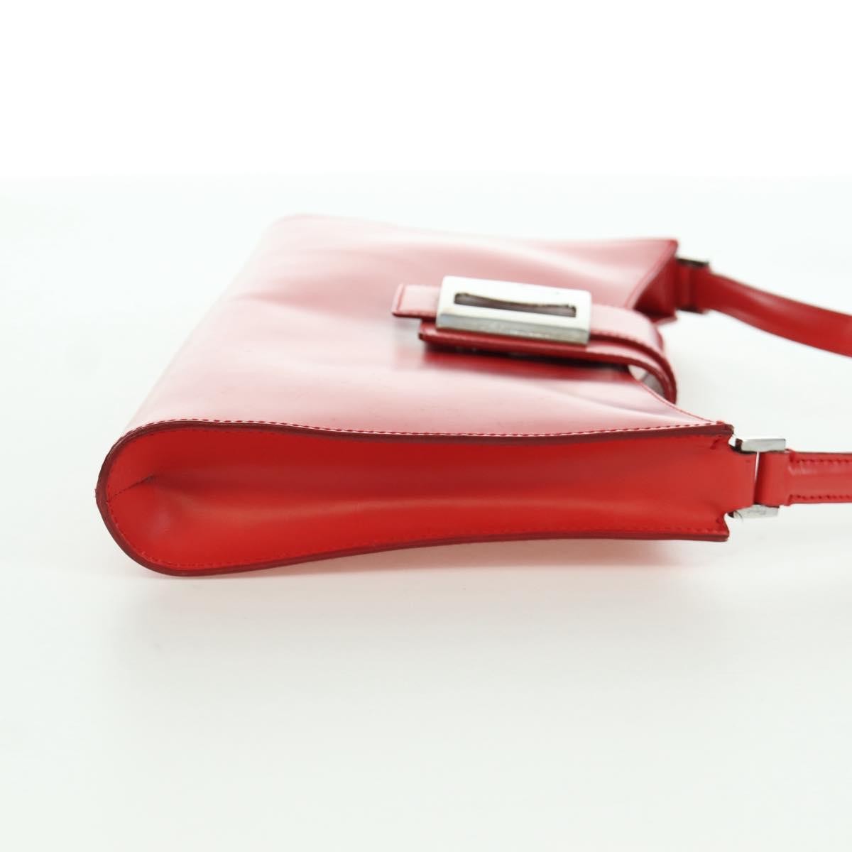 Salvatore Ferragamo Vintage Shoulder Bag Red Leather Good condition - Model View