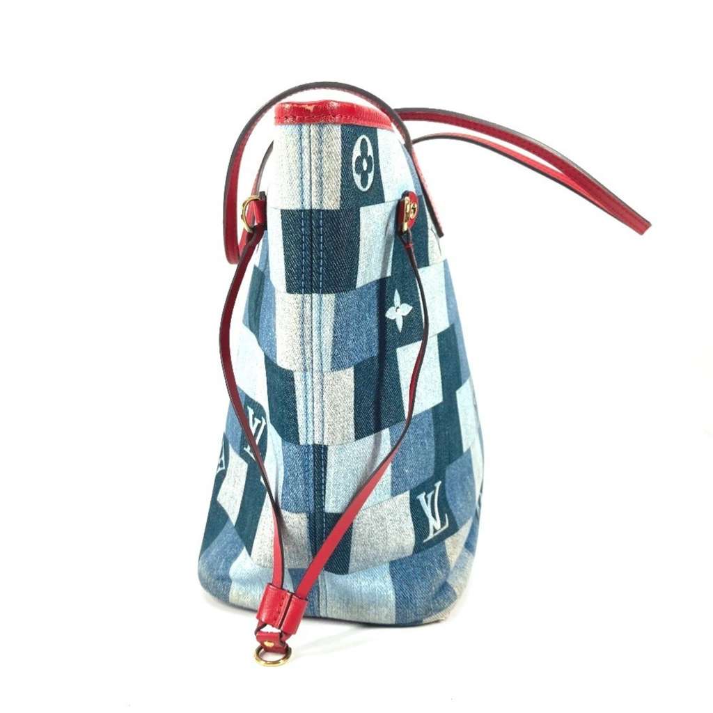 Louis Vuitton Neverfull Tote Blue Good condition - Inside View