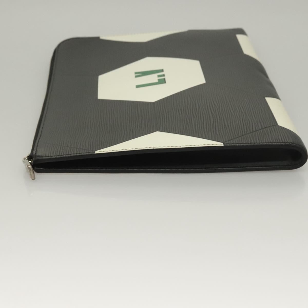 Louis Vuitton Pochette Jour Black Leather Good condition - Model View