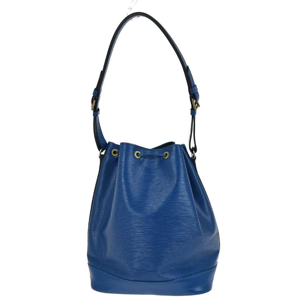 Louis Vuitton Noe Handbag Blue Leather Good condition - Back View