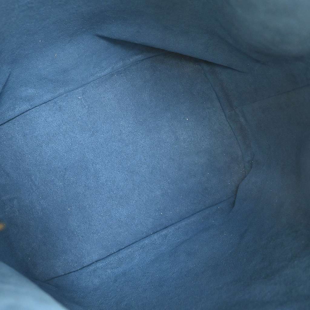 Louis Vuitton Noe Handbag Blue Leather Good condition - Inside View