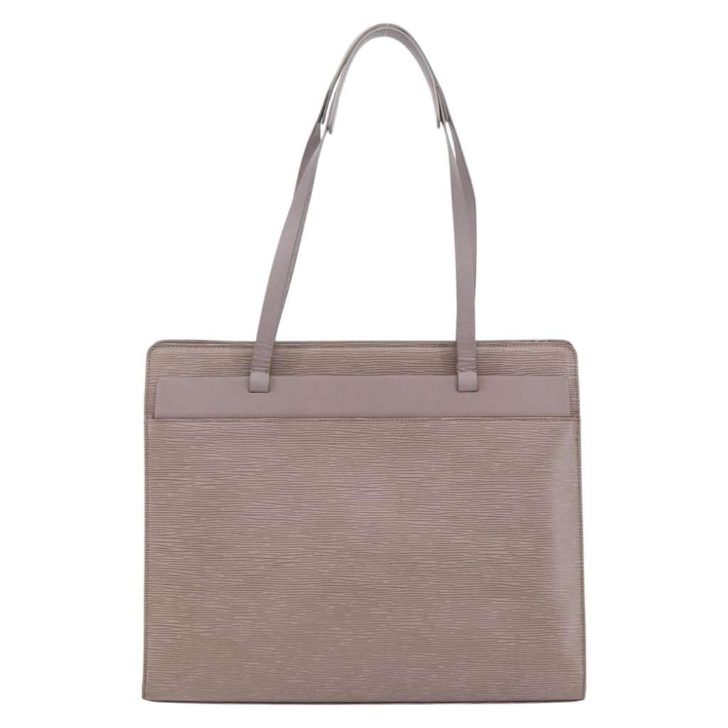 Louis Vuitton Croisette Handbag Purple Leather Good condition - Back View