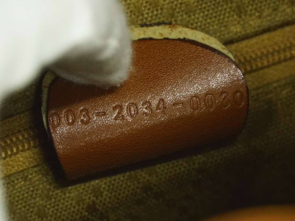 Gucci Vintage Bamboo Backpack Brown Leather Good condition - Box View