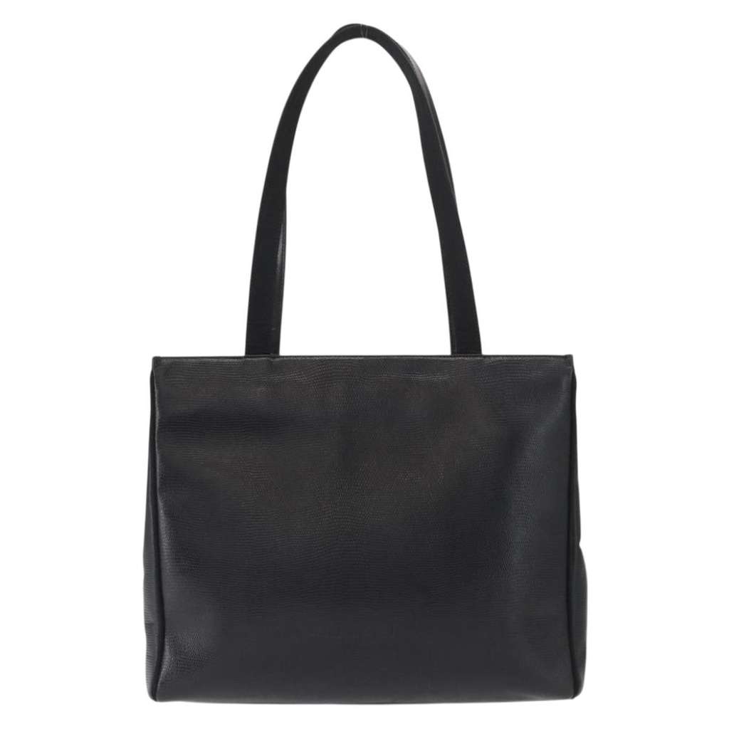 Salvatore Ferragamo Vala tote Black Leather Good condition - Back View