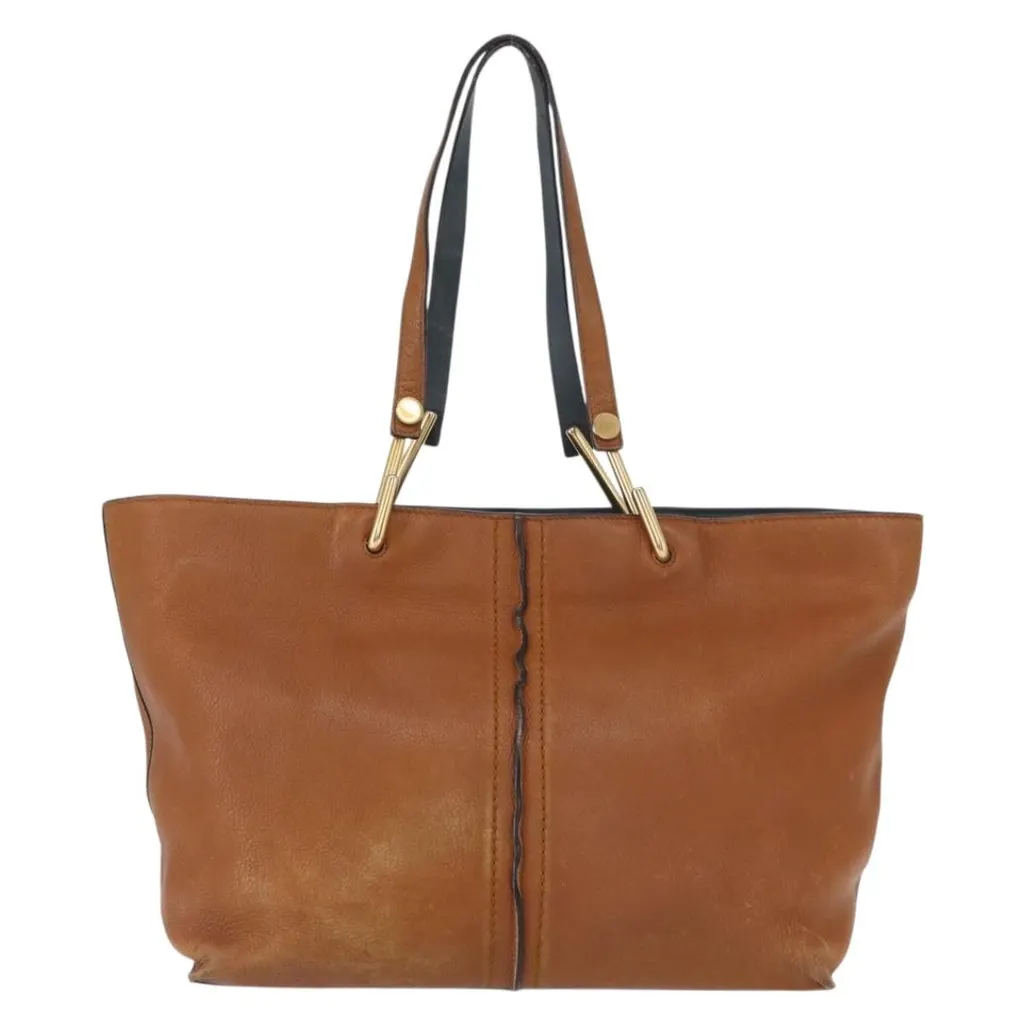 Chloe Keri Tote Brown Leather Good - Back View