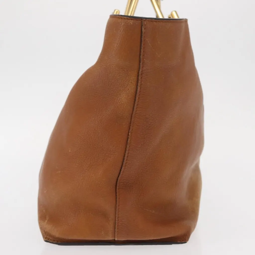 Chloe Keri Tote Brown Leather Good - Model View