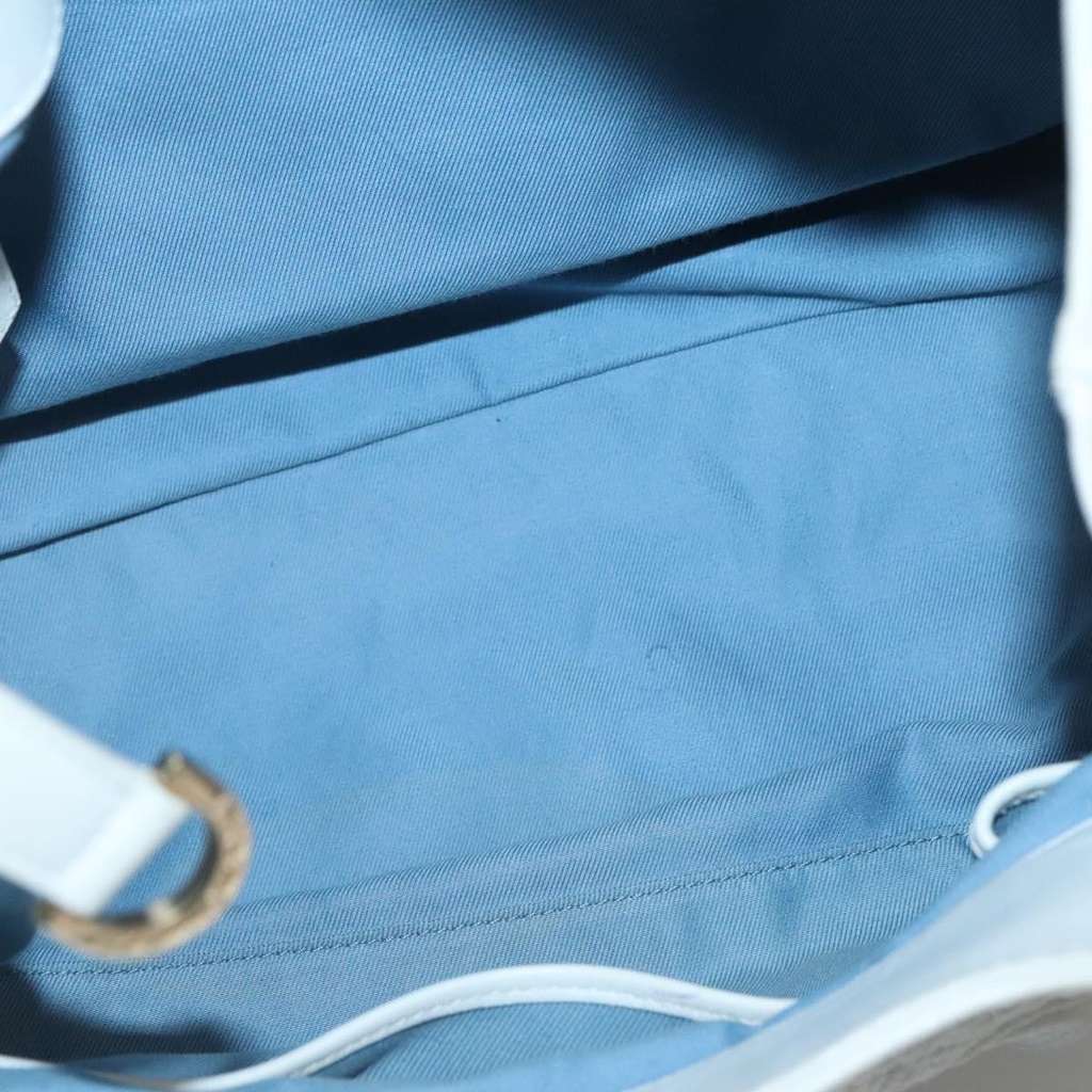 Bvlgari Chandra Hobo White Leather Good condition - Box View