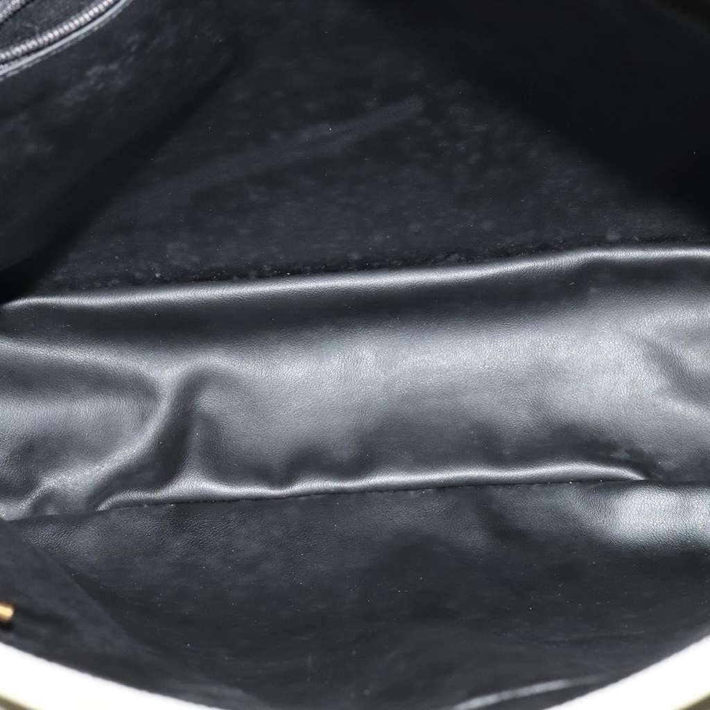 Bally Vintage Chain Shoulder Bag Ecru Leather Good condition - Box View