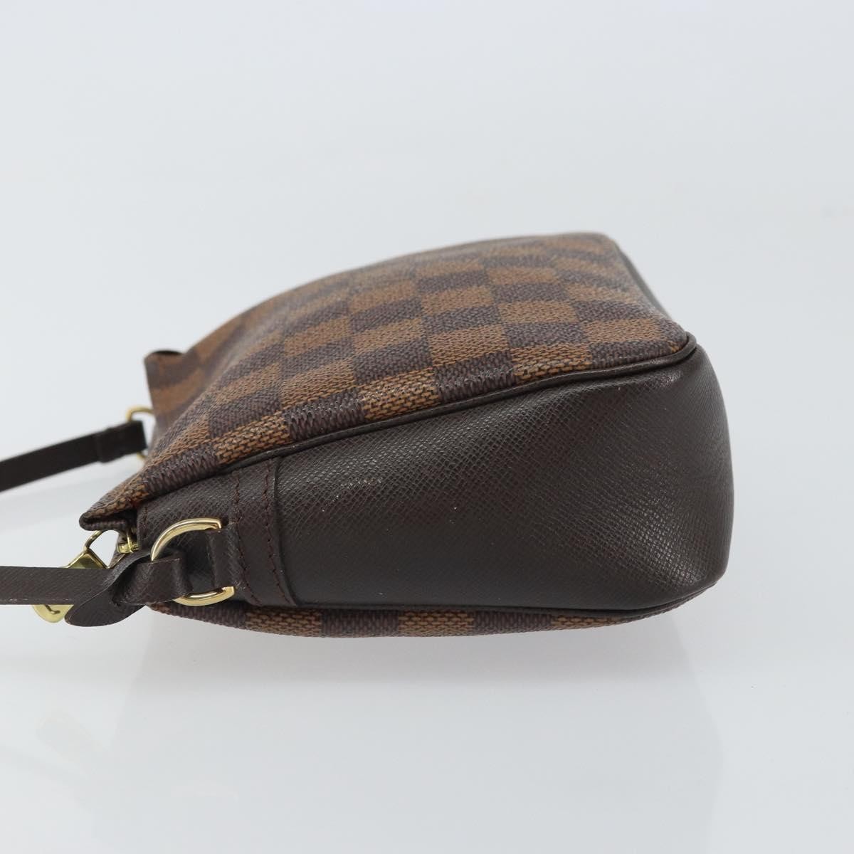Louis Vuitton Trousse Make Up Bag Brown Canvas Good condition - Model View