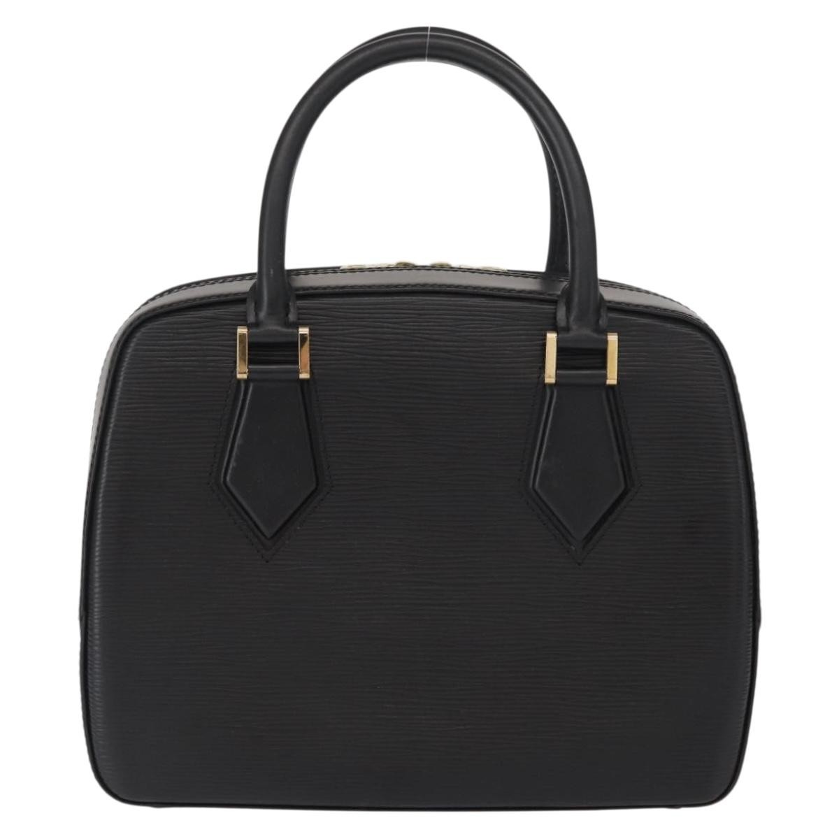 Louis Vuitton Sablons Handbag Black Leather Good condition - Back View