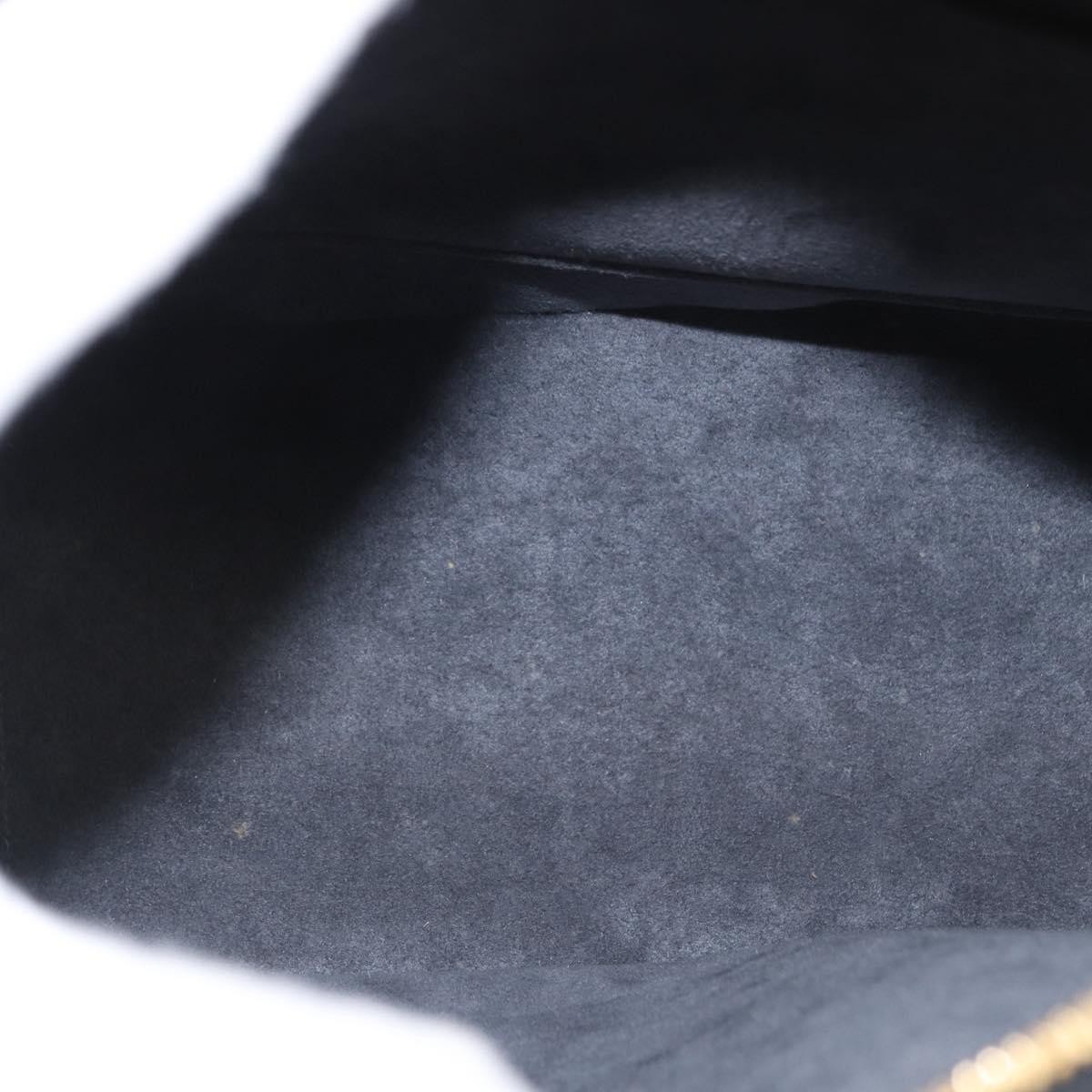 Louis Vuitton Sablons Handbag Black Leather Good condition - Box View