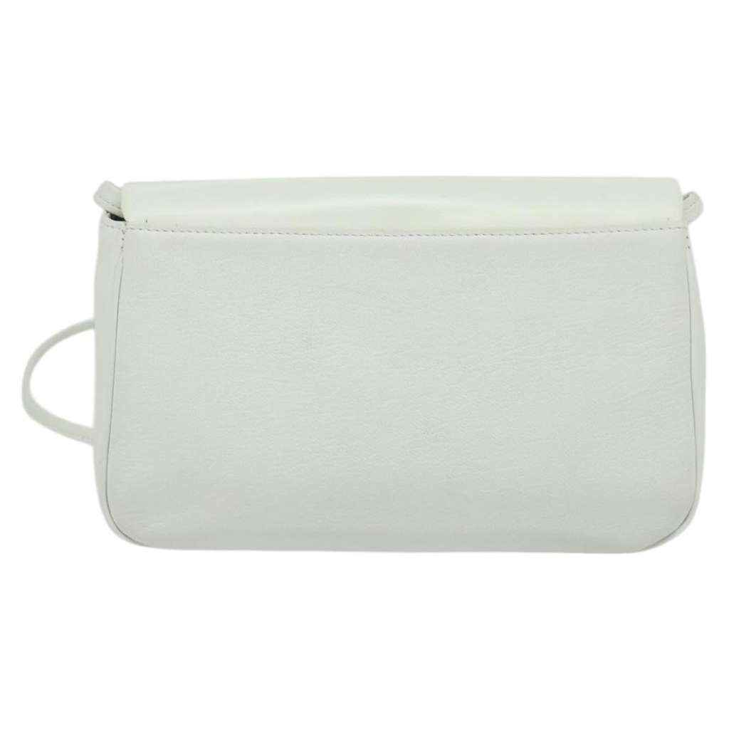 Givenchy Vintage 4G shoulder bag White Leather Good condition - Back View
