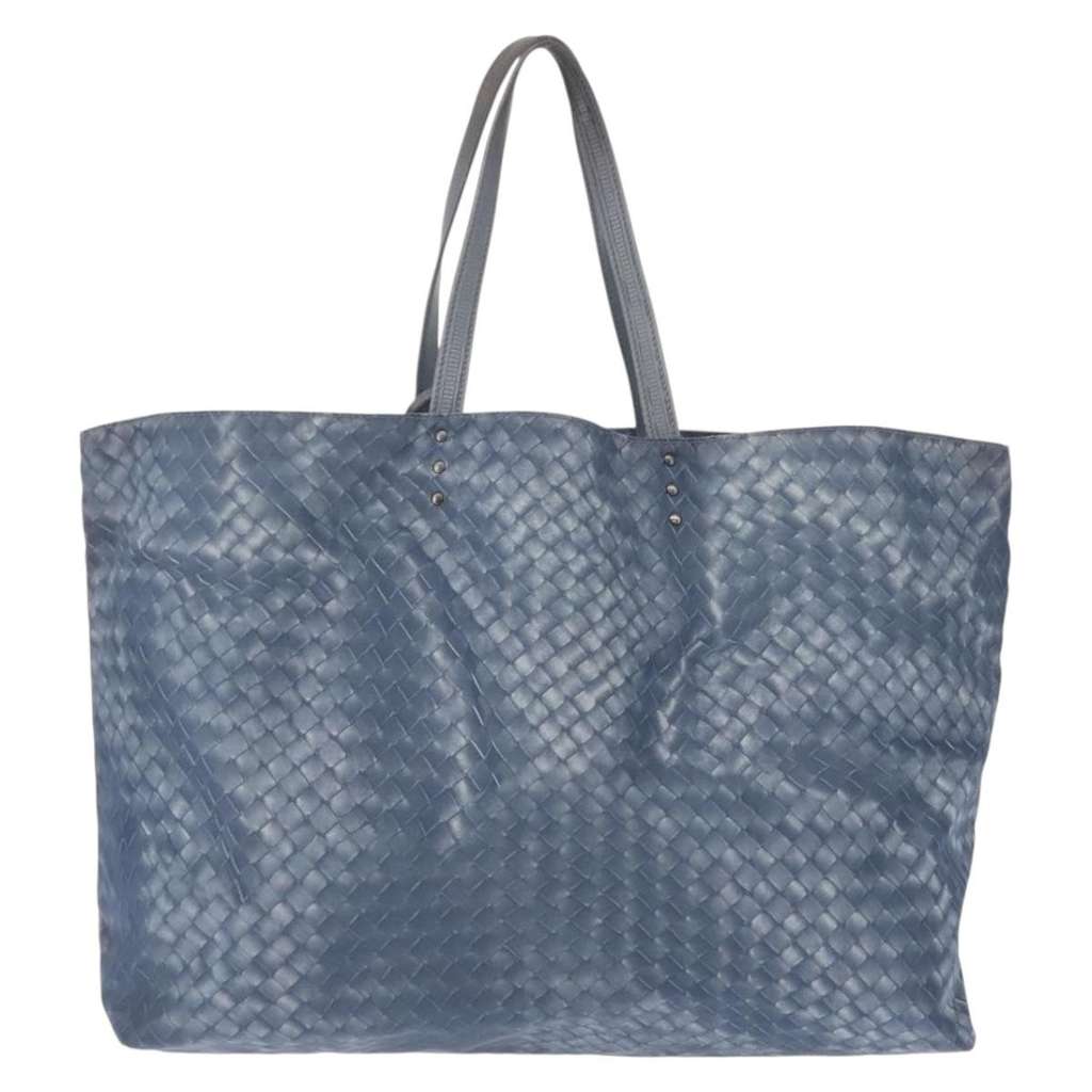 Bottega Veneta Intrecciolusion Tote Blue Good condition - Back View