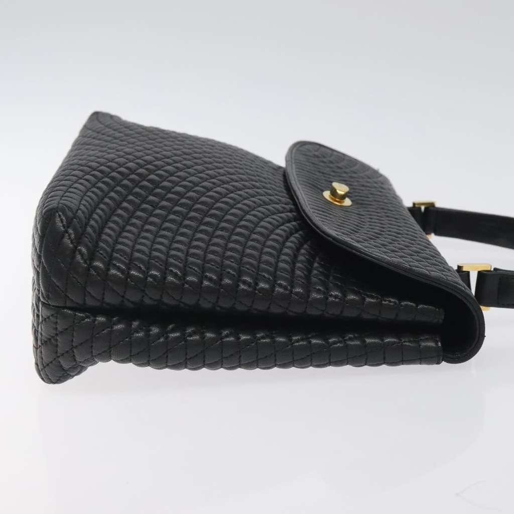 Bally Vintage Handbag Black Leather Good condition - Inside View