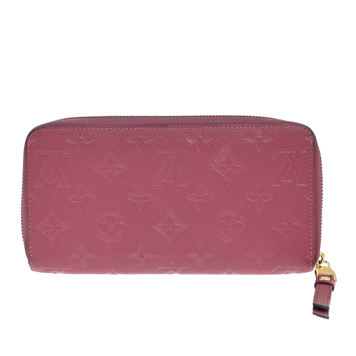 Louis Vuitton Portefeuille zippy Monogramme Empreinte Purple Leather Good condition - Back View