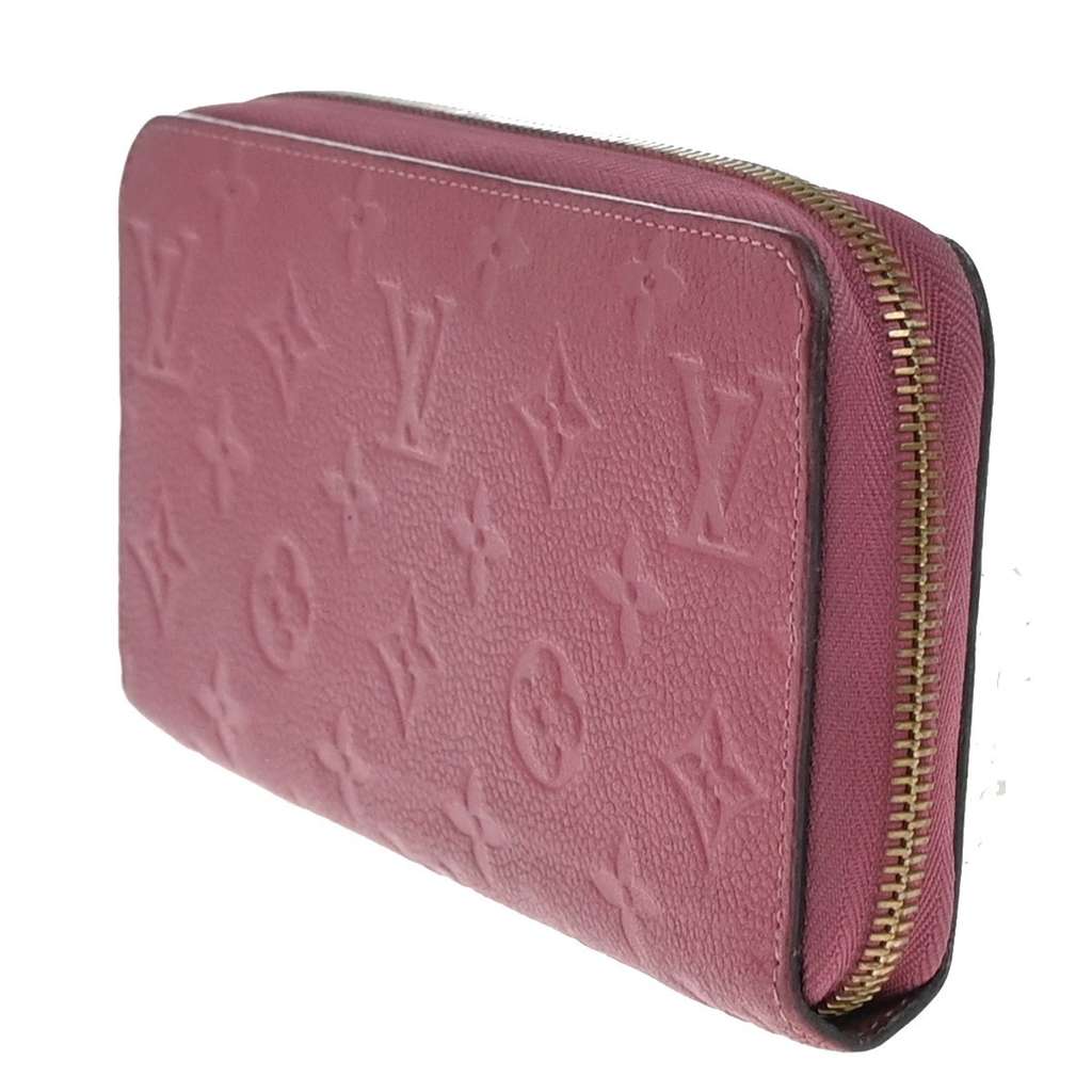 Louis Vuitton Portefeuille zippy Monogramme Empreinte Purple Leather Good condition - Inside View
