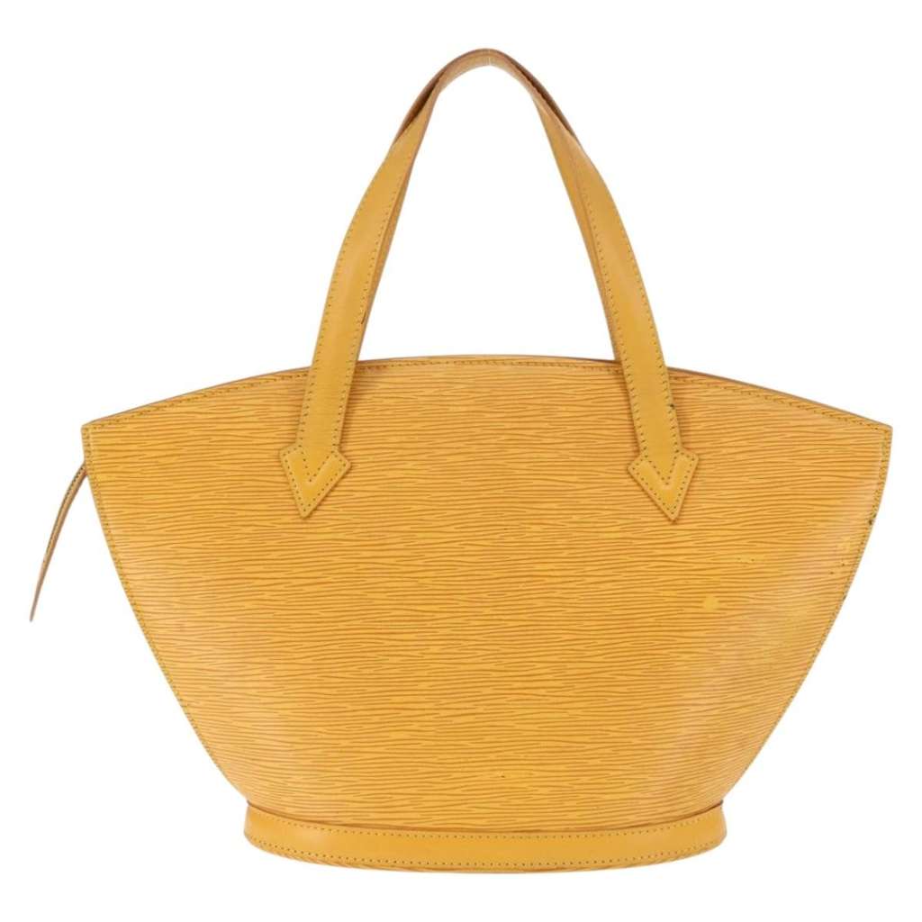 Louis Vuitton Saint Jacques Handbag Yellow Leather Good condition - Back View