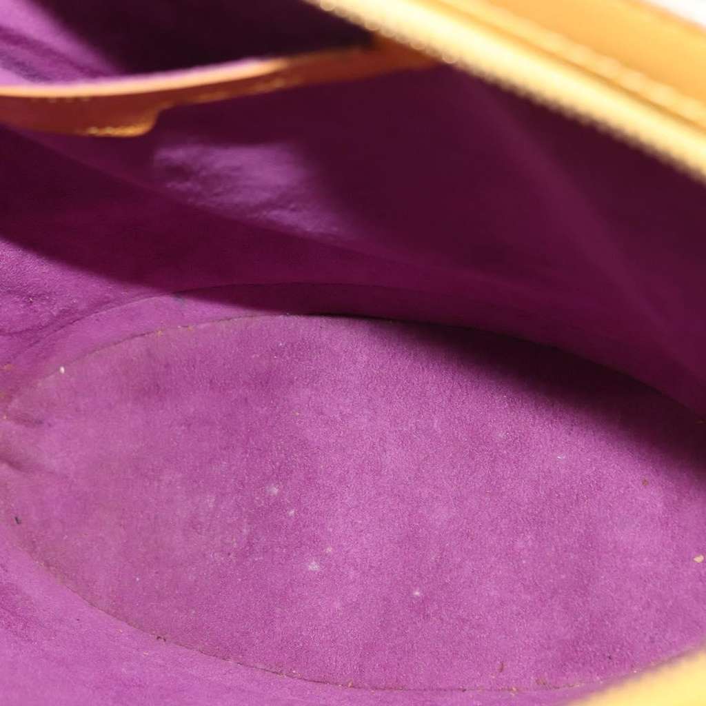 Louis Vuitton Saint Jacques Handbag Yellow Leather Good condition - Box View