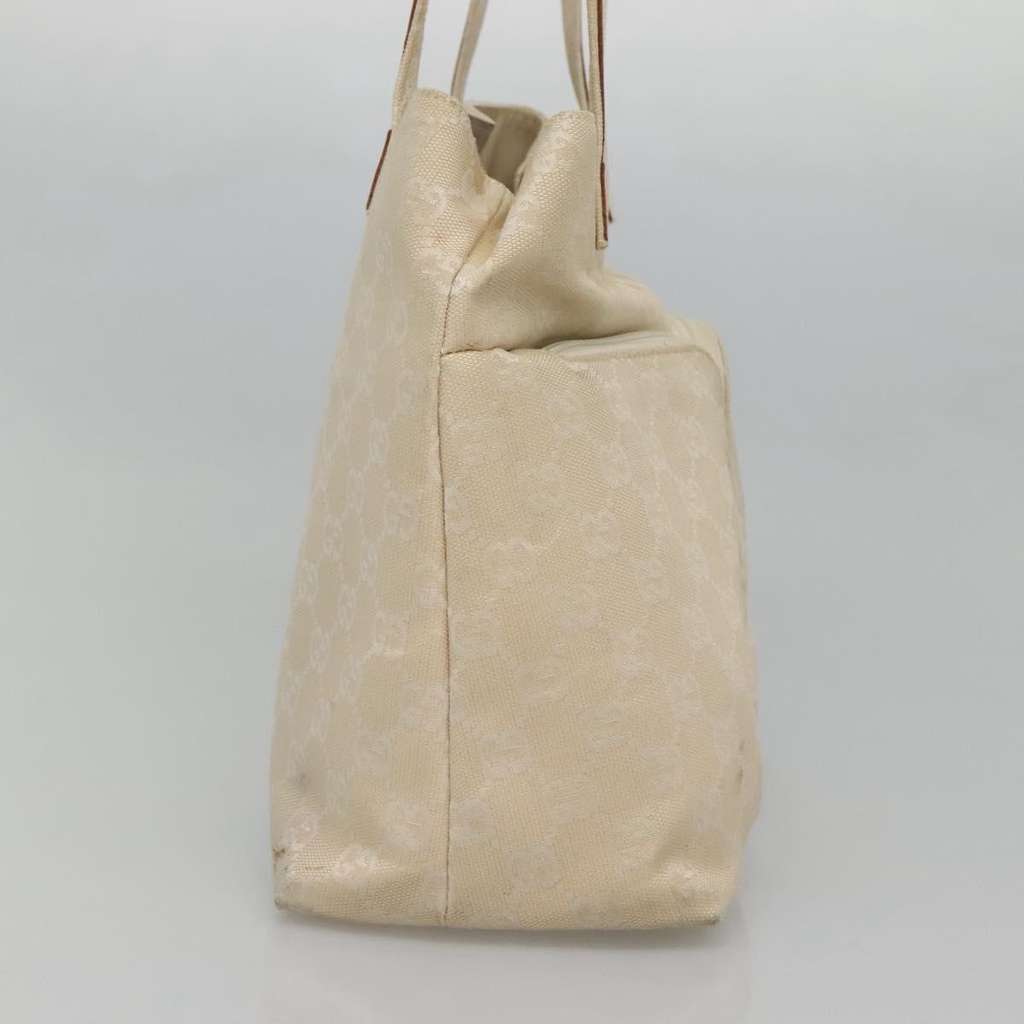 Gucci Double Pocket Tote Beige Canvas Good condition - Inside View