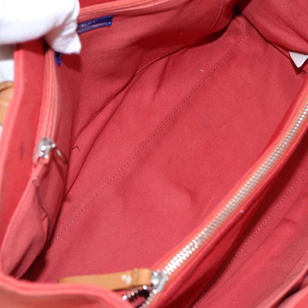 Burberry Nova Check Blue Label Orange Canvas Good condition - Box View