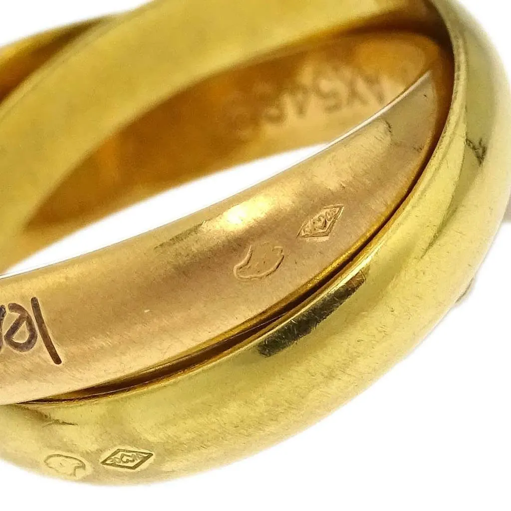 Cartier Trinity Ring Gold Good - Back View