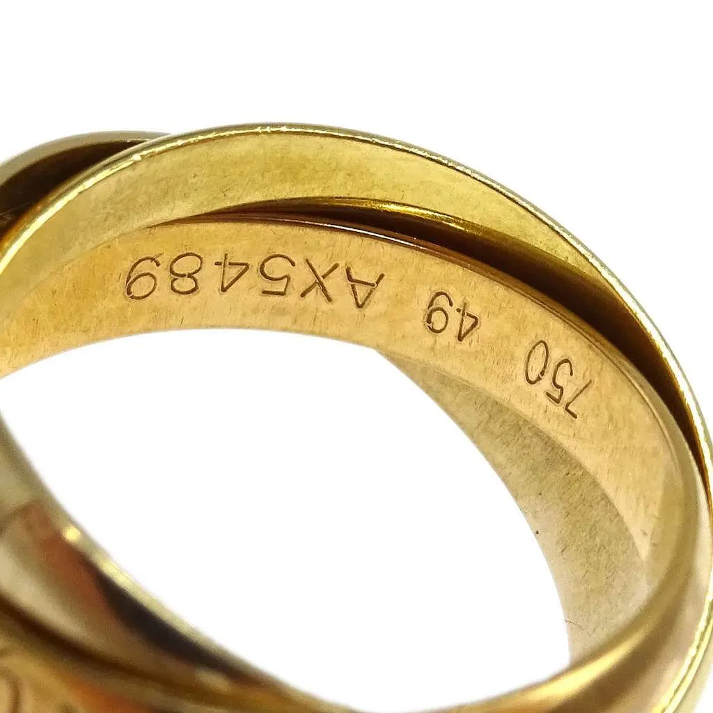 Cartier Trinity Ring Gold Good - Inside View