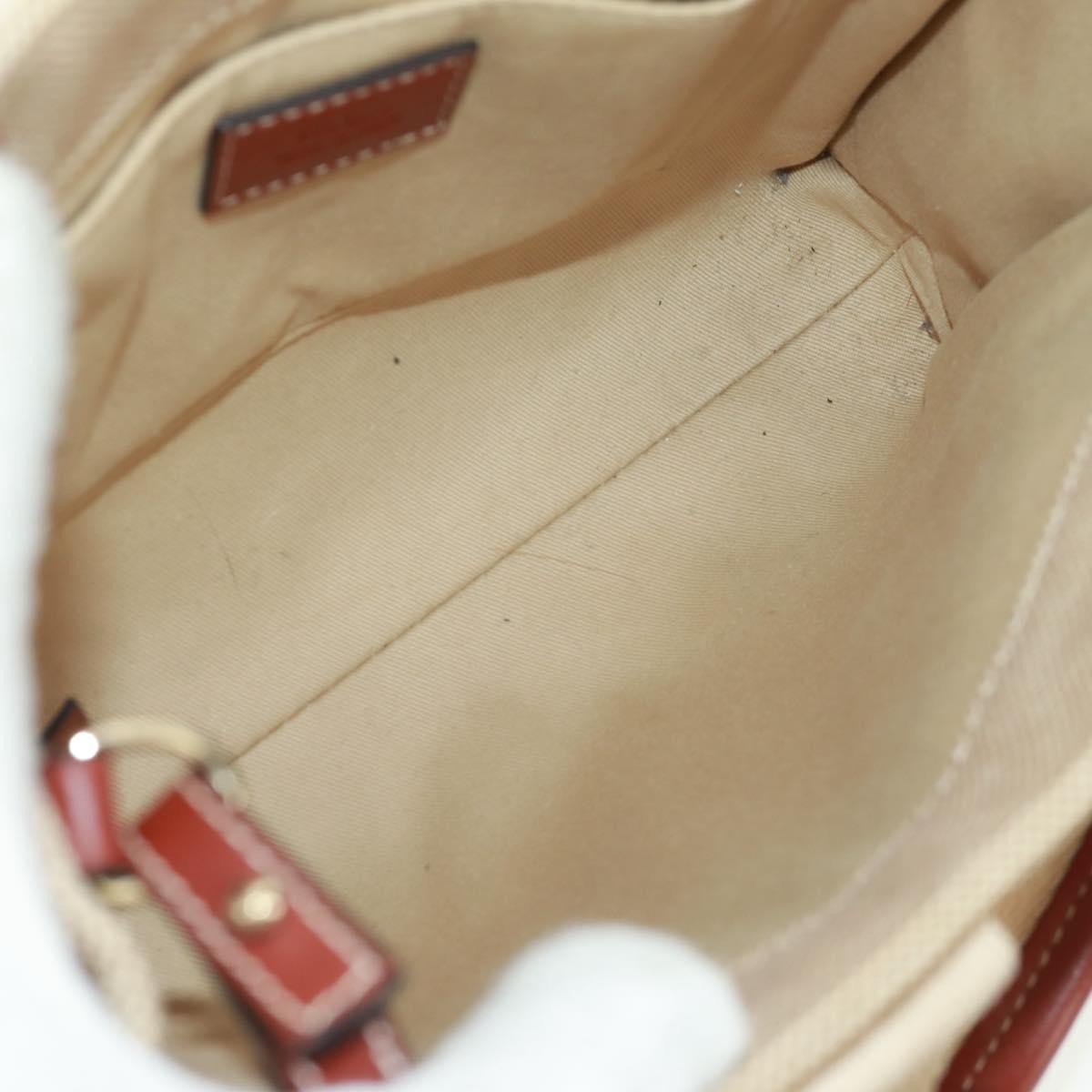 Chloe Woody Convertible Tote Beige Canvas Good condition - Box View