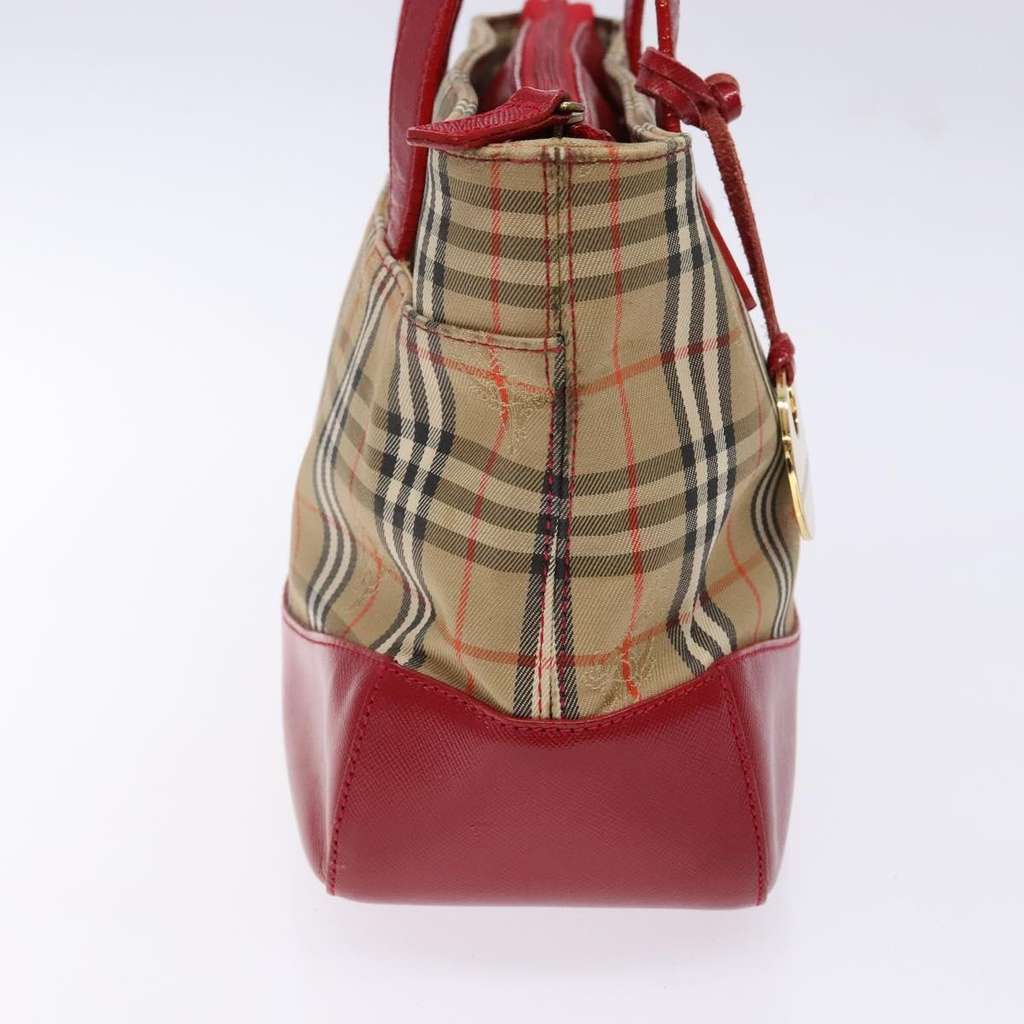 Burberry Nova Check Handbag Beige Canvas Good condition - Inside View