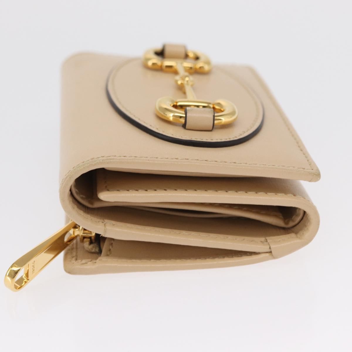 Gucci Horsebit 1955 Wallet Beige Leather Good condition - Model View