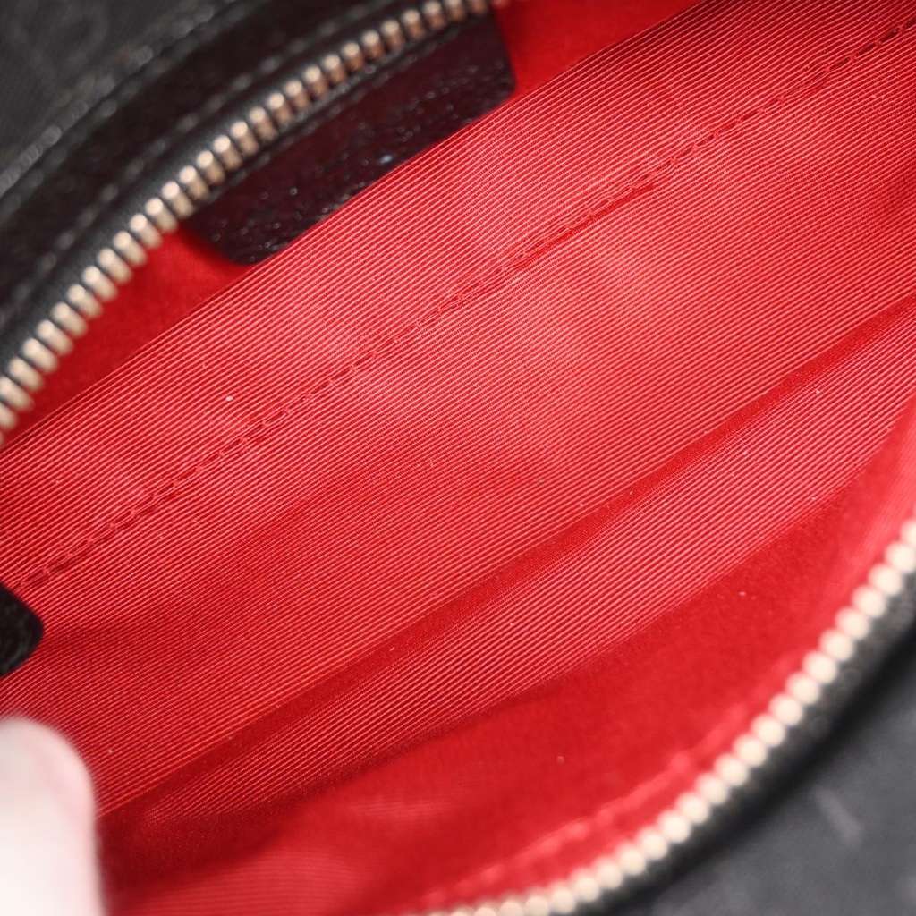 Bvlgari Logomania Handbag Black Canvas Good condition - Inside View