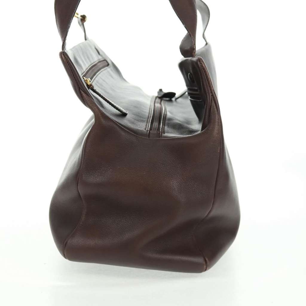 Salvatore Ferragamo Vintage Tote bag Brown Leather Good condition - Inside View