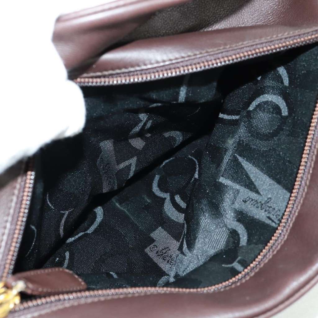 Salvatore Ferragamo Vintage Tote bag Brown Leather Good condition - Box View