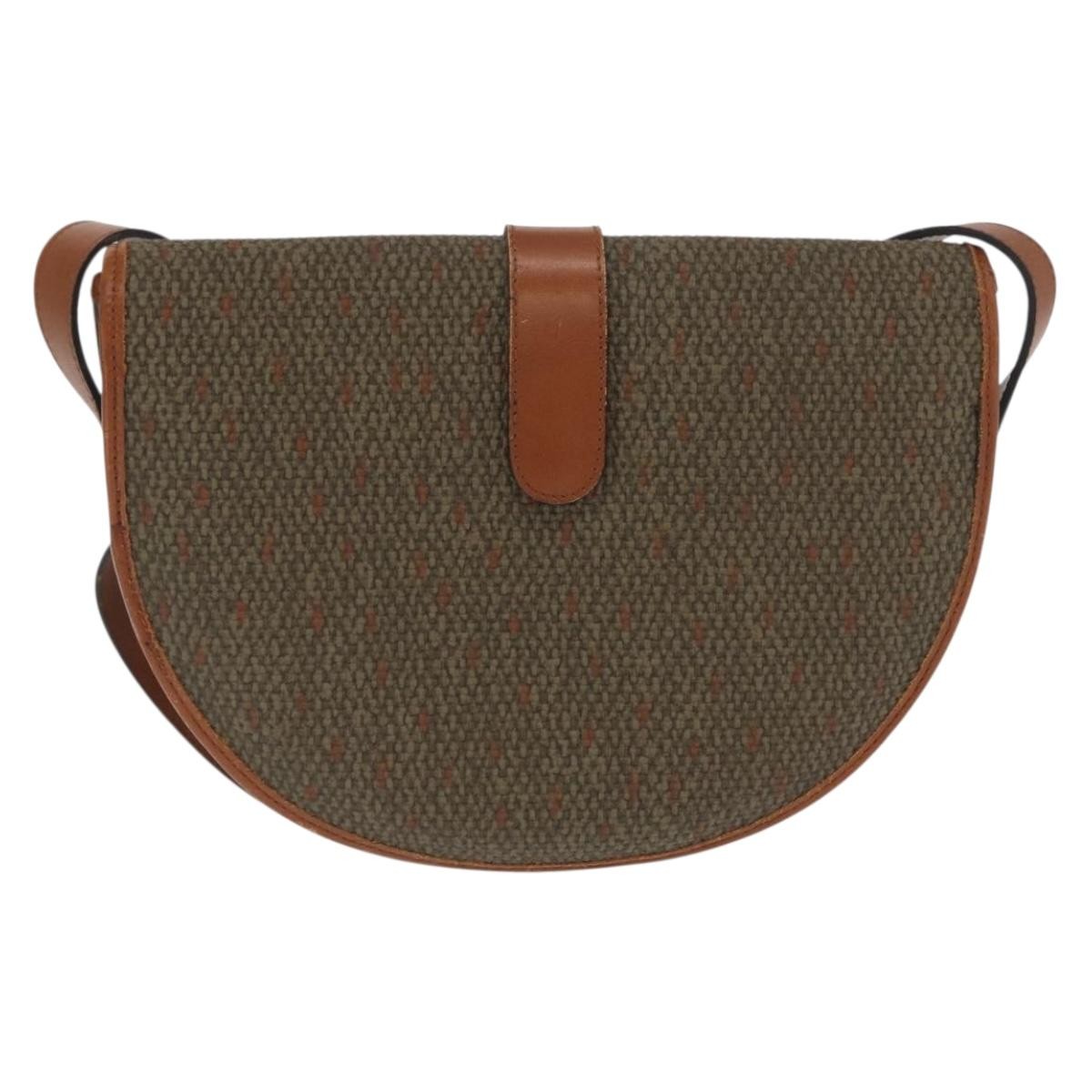 Saint Laurent Vintage Shoulder Bag Khaki Canvas Good condition - Back View