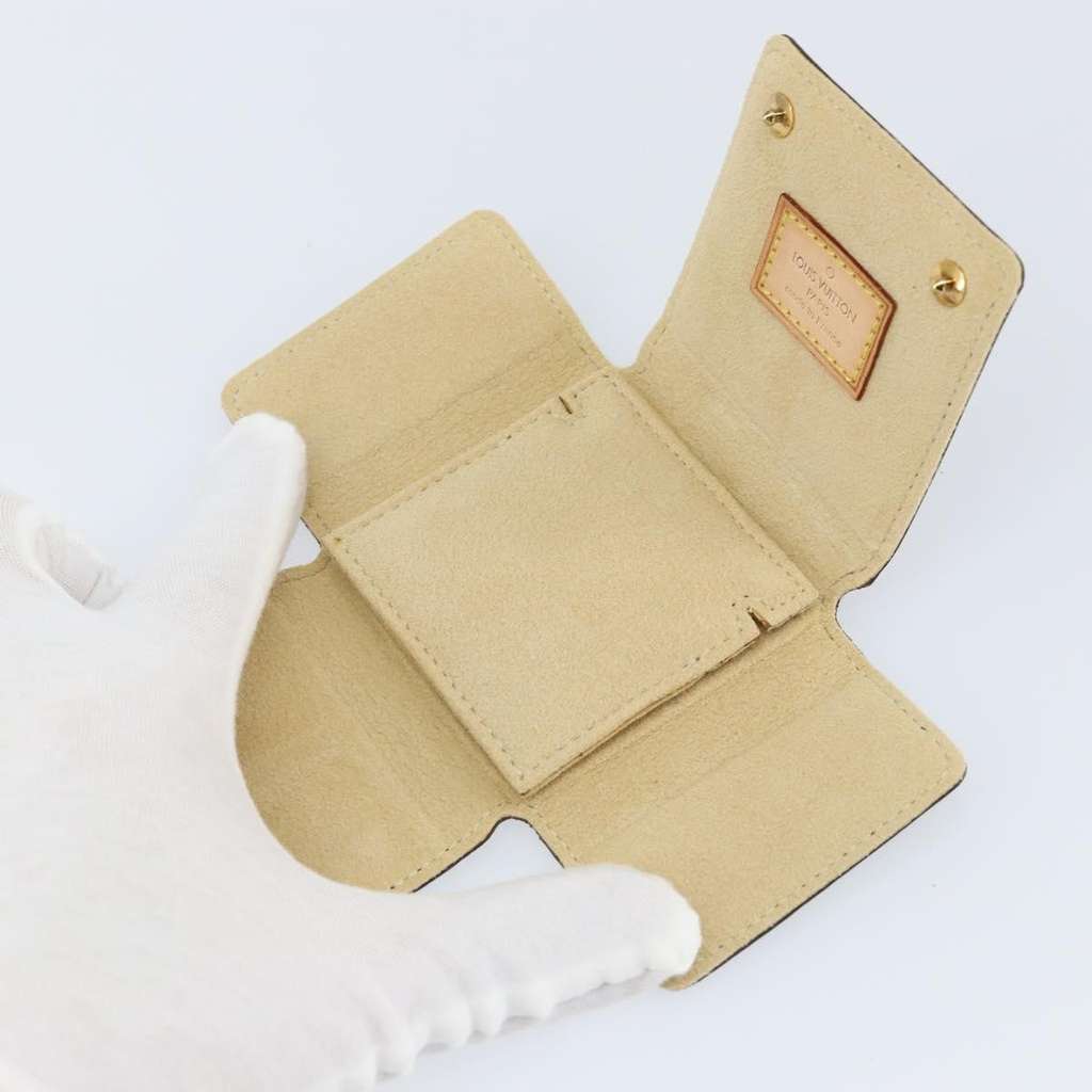 Louis Vuitton CASE JEWELRY BOX Brown Canvas Very good condition - Box View