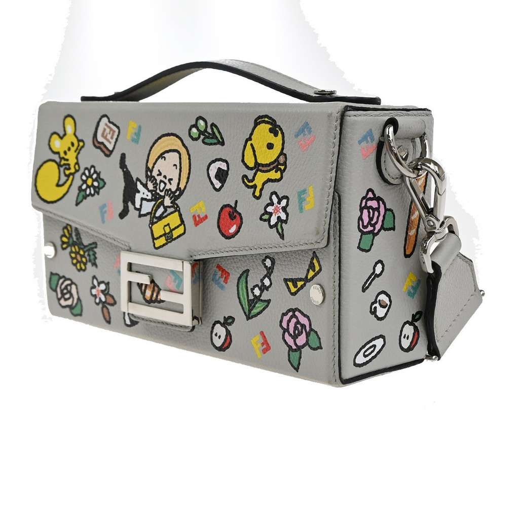 Fendi Baguette Soft Trunk Bag Other Leather Good condition - Inside View