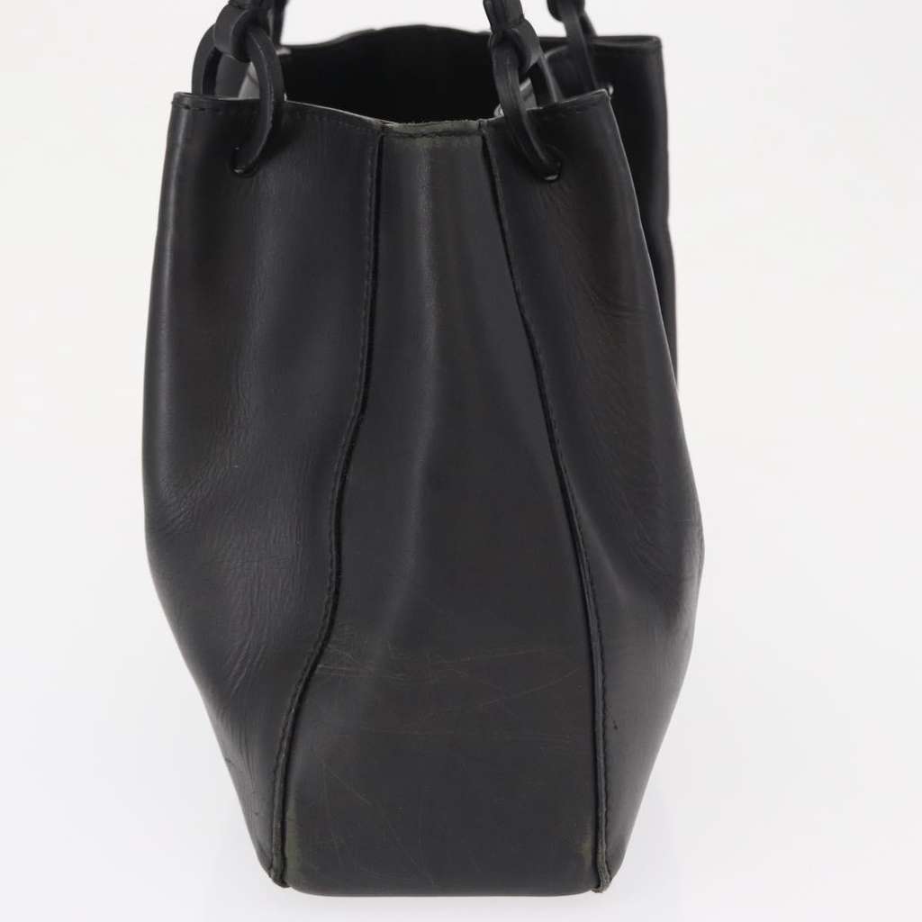 Gucci Vintage tote Black Leather Fair condition - Inside View