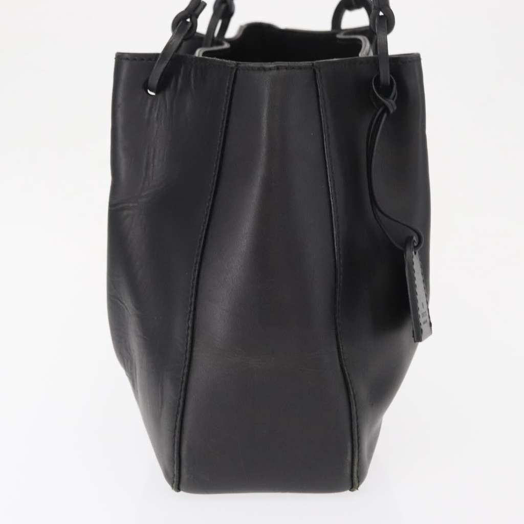 Gucci Vintage tote Black Leather Fair condition - Model View