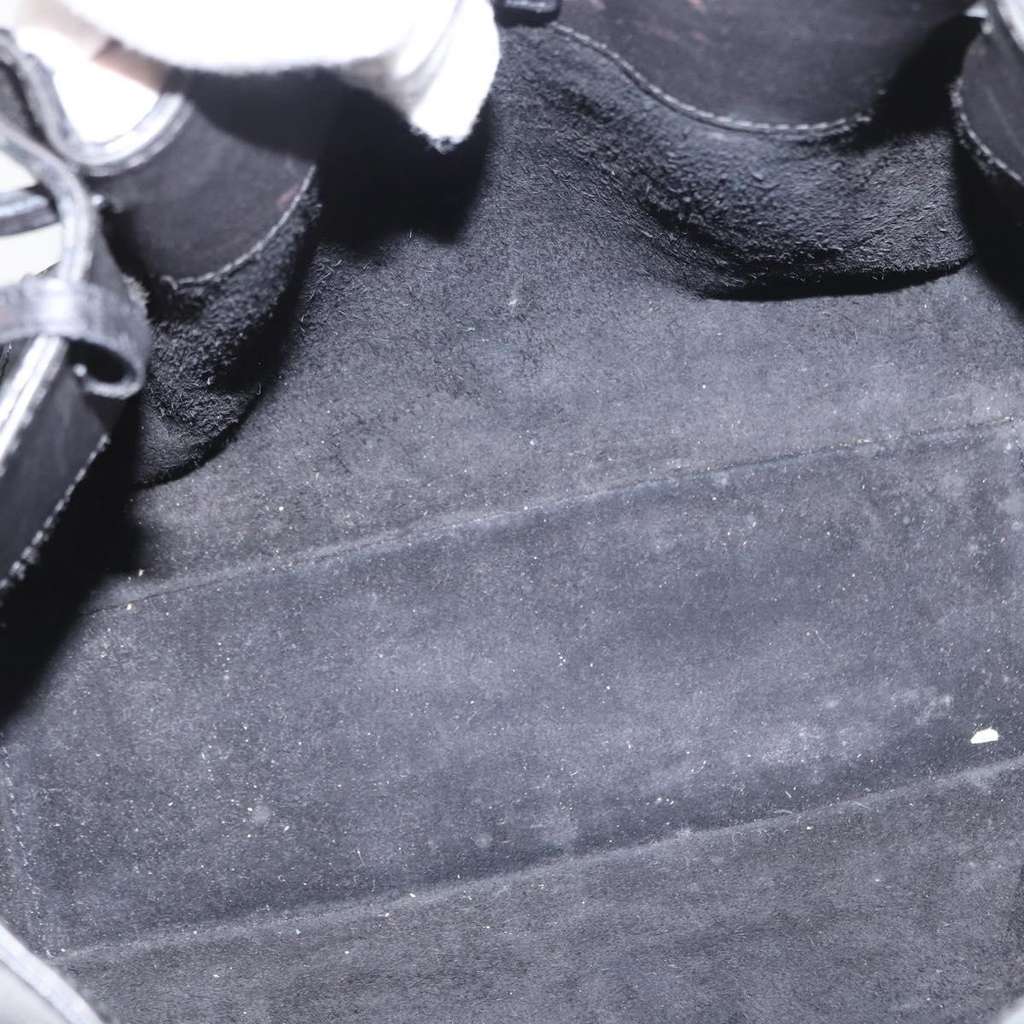 Gucci Vintage tote Black Leather Fair condition - Box View